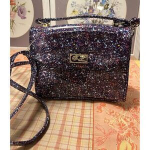 Luv Betsey Johnson Purple Jelly Urban Outfitters Exclusive Crossbody Shoulder‎